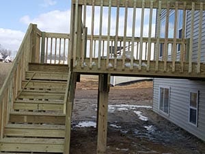 deck staircase - Deck Contractor Kyle, TX