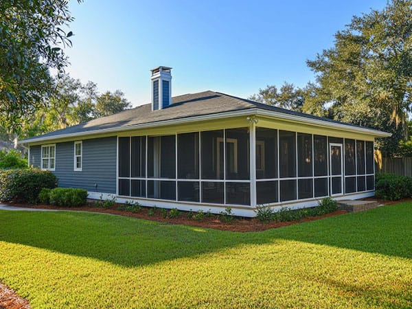 residential building - Planning a Screened Porch for a Kyle Home